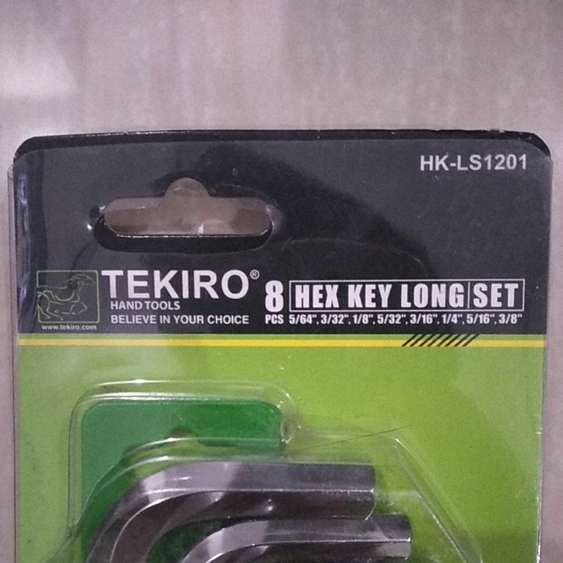 Jual Kunci L Set Tekiro Panjang 8 PCS (Inchi) | Shopee Indonesia