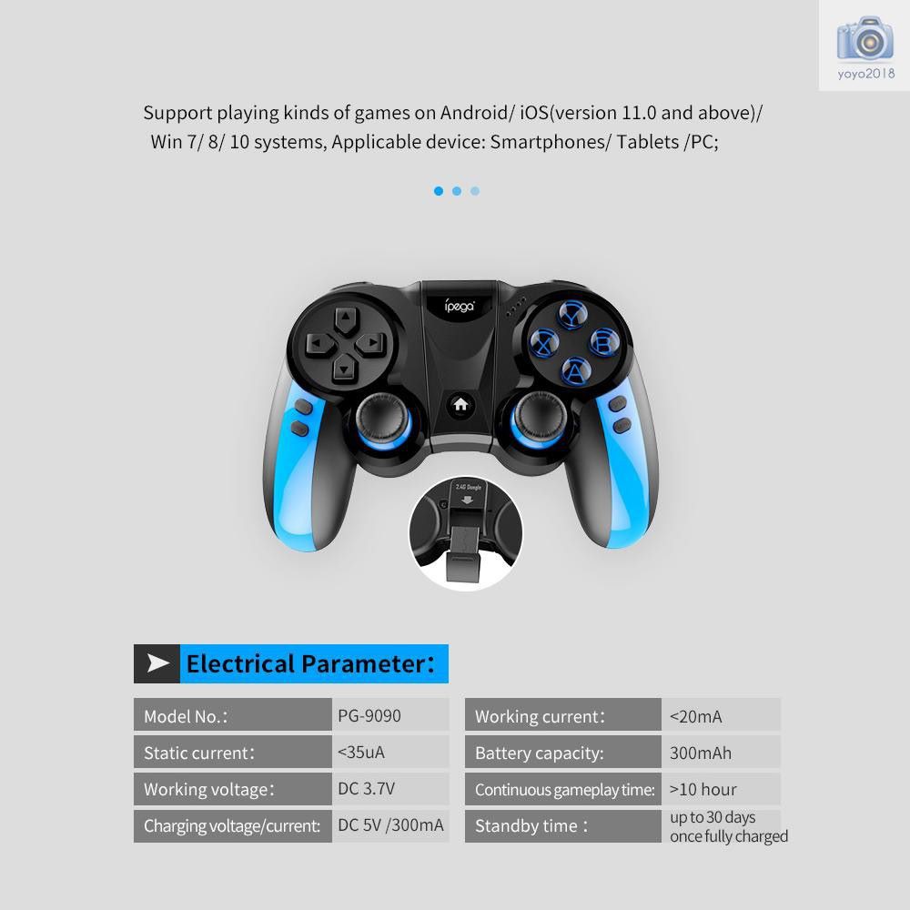 Jual Gamepad wireless controller ipega blue elf pg-9090 - Joystick ...