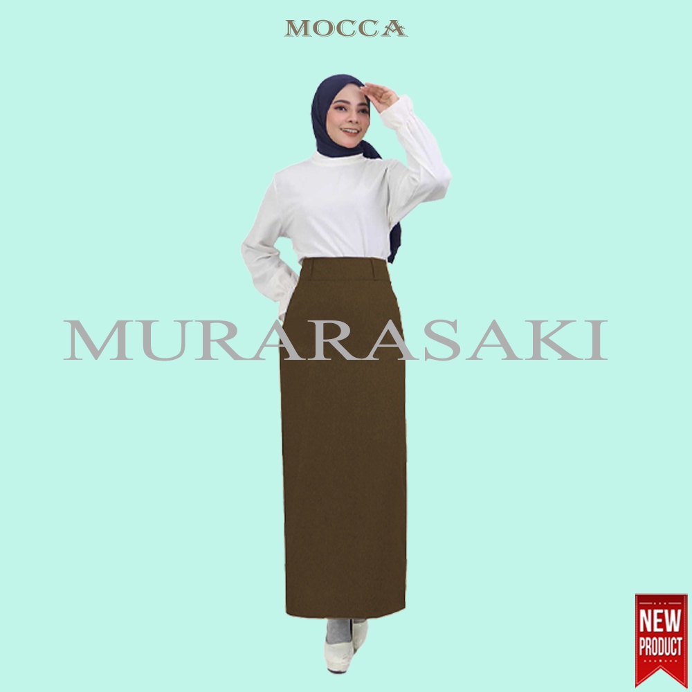 Jual Rok Kerja Panjang Wanita LINE A Ukuran S - 5L JUMBO Bahan ...