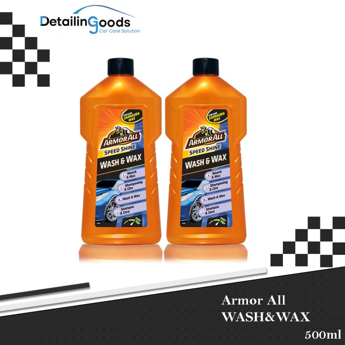 Armor All Speed Cera Spray 500 Ml - Dettagliante Auto Con Cera Carnauba, Lucidante E Protettivo Per Carrozzeria E Vetri