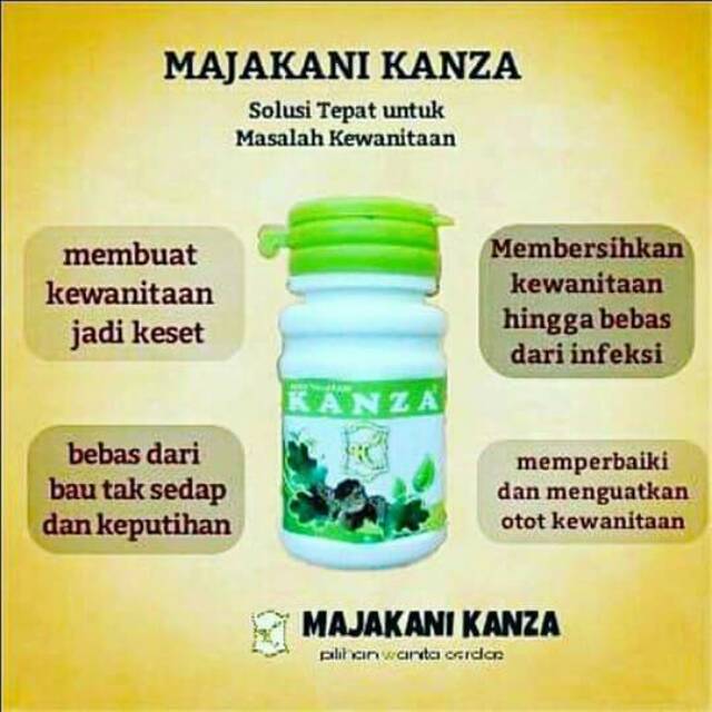 Jual MAJAKANI KANZA 100% HERBAL/ ORIGINAL KANZA BERSERTIFIKAT HAL DAN ...