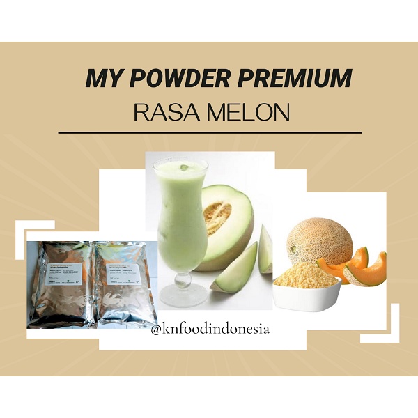 Jual PREMIUM POWDER RASA MELON 1 KG | Shopee Indonesia