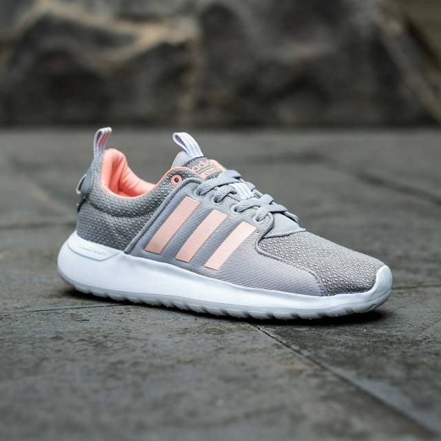 Jual ADIDAS CLOUDFOAM LITE RACER GREY PEACH Shopee Indonesia