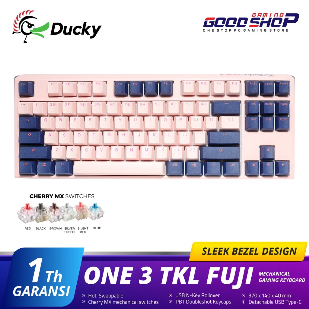 Jual Ducky One 3 Fuji Non-LED TKL - Gaming Keyboard | Shopee Indonesia