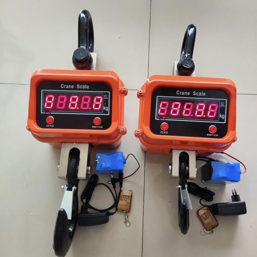 Jual Timbangan Digital Gantung OCS 5 ton crane scale 5000kg Rongsok ...