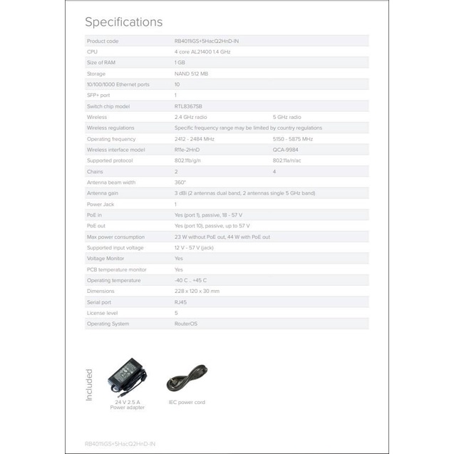 Jual Networking / Mikrotik Rb 4011 Igs+ 5Hacq2Hnd In Rb4011Igs ...