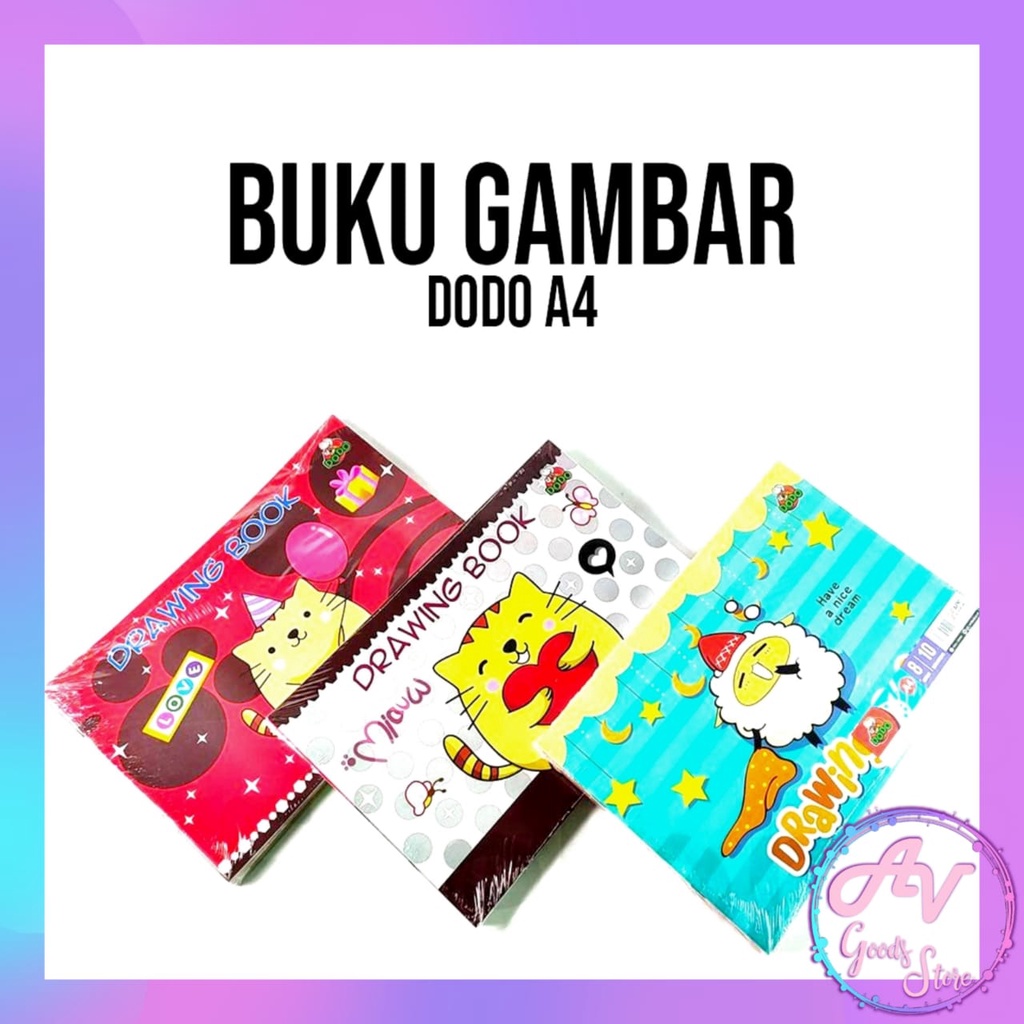 Jual buku gambar A / pak buku gambar isi -0pcs / pak buku