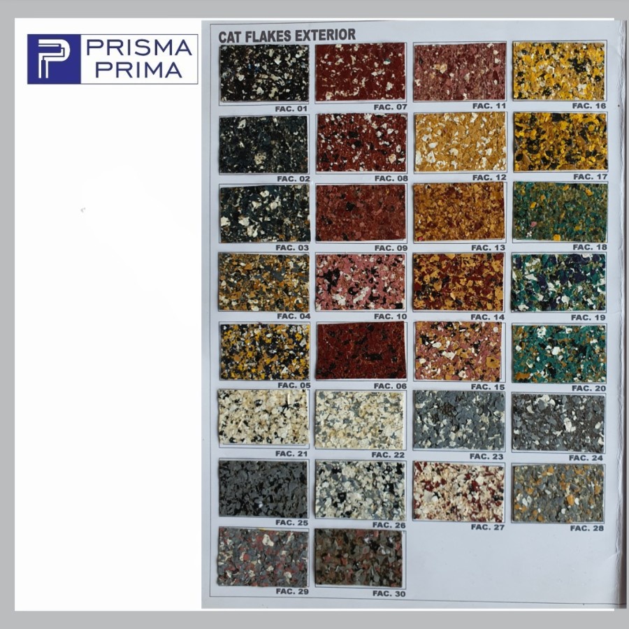 Jual Cat Tembok Motif Batu Alam KCA Flakes Antique Color FAC Stone ...