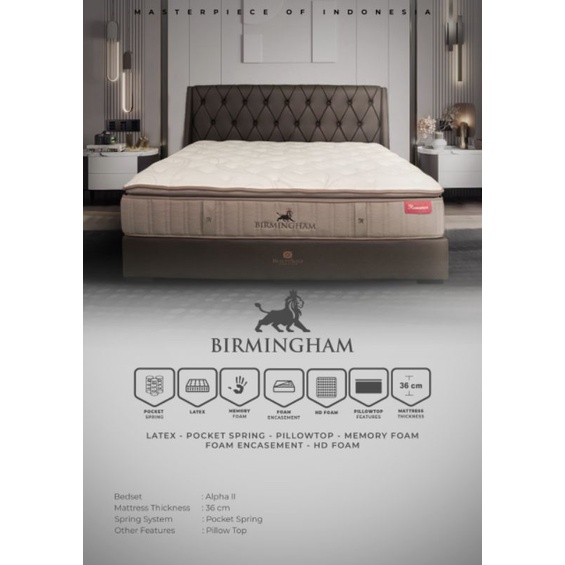 Jual Romance Springbed Birmingham Shopee Indonesia