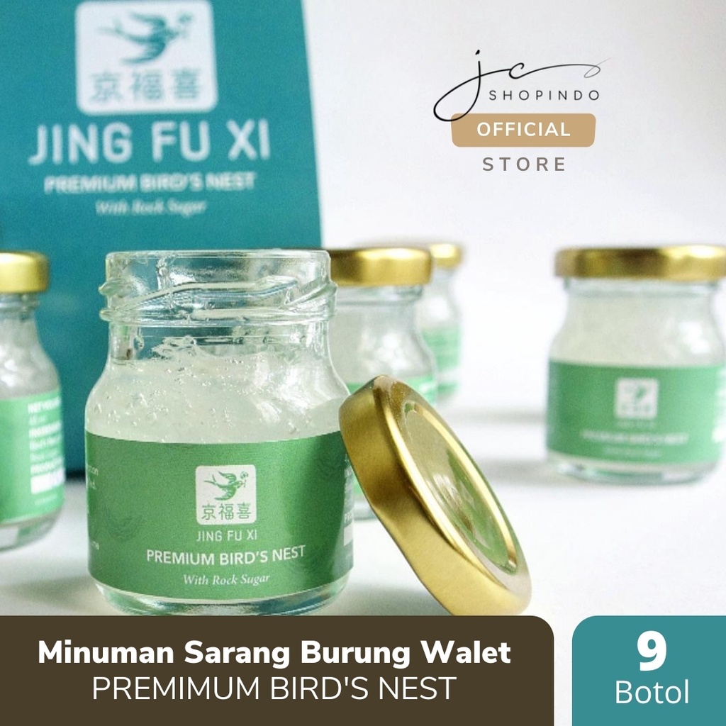 Jual Premium Bird's Nest | Minuman Sarang Burung Walet | Isi 9 Jar 100% ...