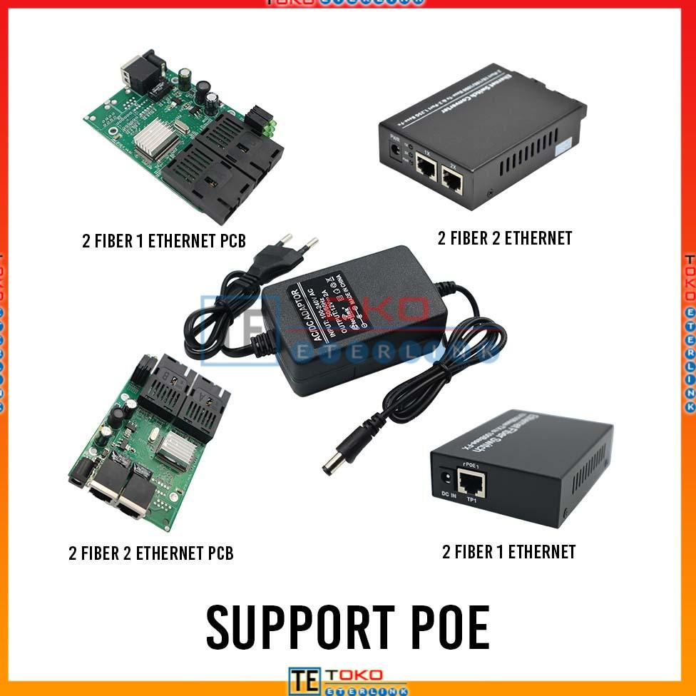 Jual [KODE Z679] 2F2E-PCB+Adaptor Atau PCS SAJA - MEDIA CONVERTER 2 ...