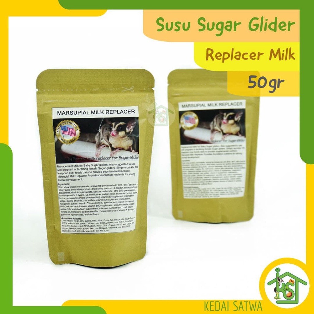 EXOTIC NUTRITION Sugar Glider Food Starter Kit