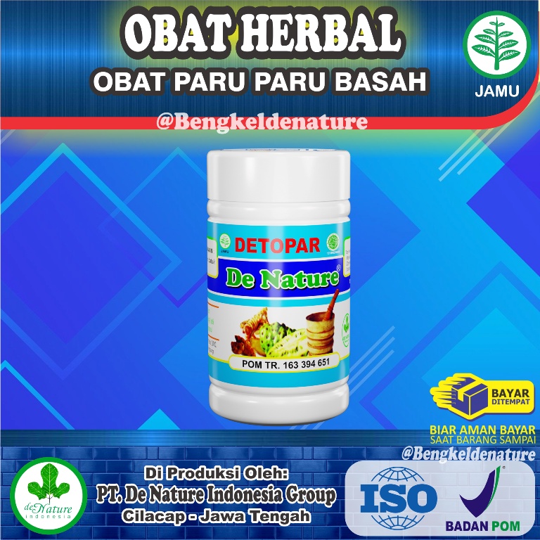 Jual Obat Paru Paru Basah Mengobati Sesak Nafas Batuk Berlendir Dan Tbc Detopar Produk Original 0069