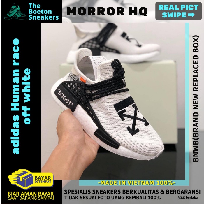 Adidas NMD Human Race Pharrell x Off White Premium Original PK