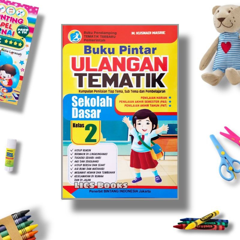 Jual Buku Tematik Kelas 2 SD Tema 12345678 Kurikulum 2013 SATUAN Revisi ...
