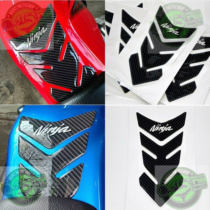 Jual Stiker Timbul Carbon Resin Protector Pelindung Tangki Karbon Untuk Ninja R Ss Shopee