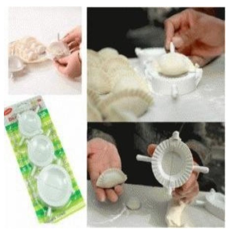 Jual Dumpling Mold / Cetakan Pastel Pangsit Dimsum - 3 Ukuran ( 3pcs ...