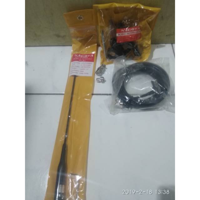 Jual Paket antena mini rig mobil merk nagoya dual band | Shopee Indonesia