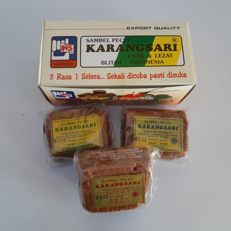 Jual Bumbu Sambel Pecel KarangSari Blitar 180gr- Cipta Rasa | Shopee ...
