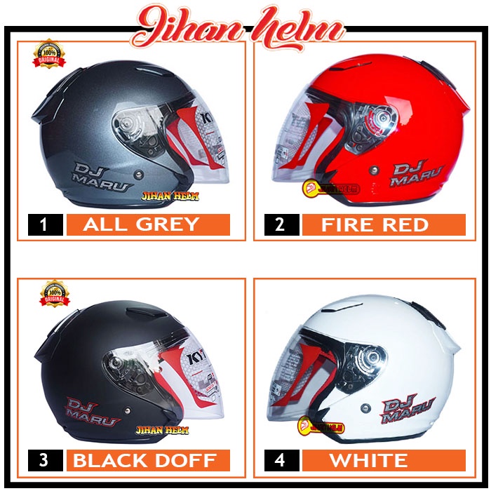 Jual HELM / KYT / DJ MARU / HELM KYT / HELM KYT DJ MARU UNGU TERMURAH