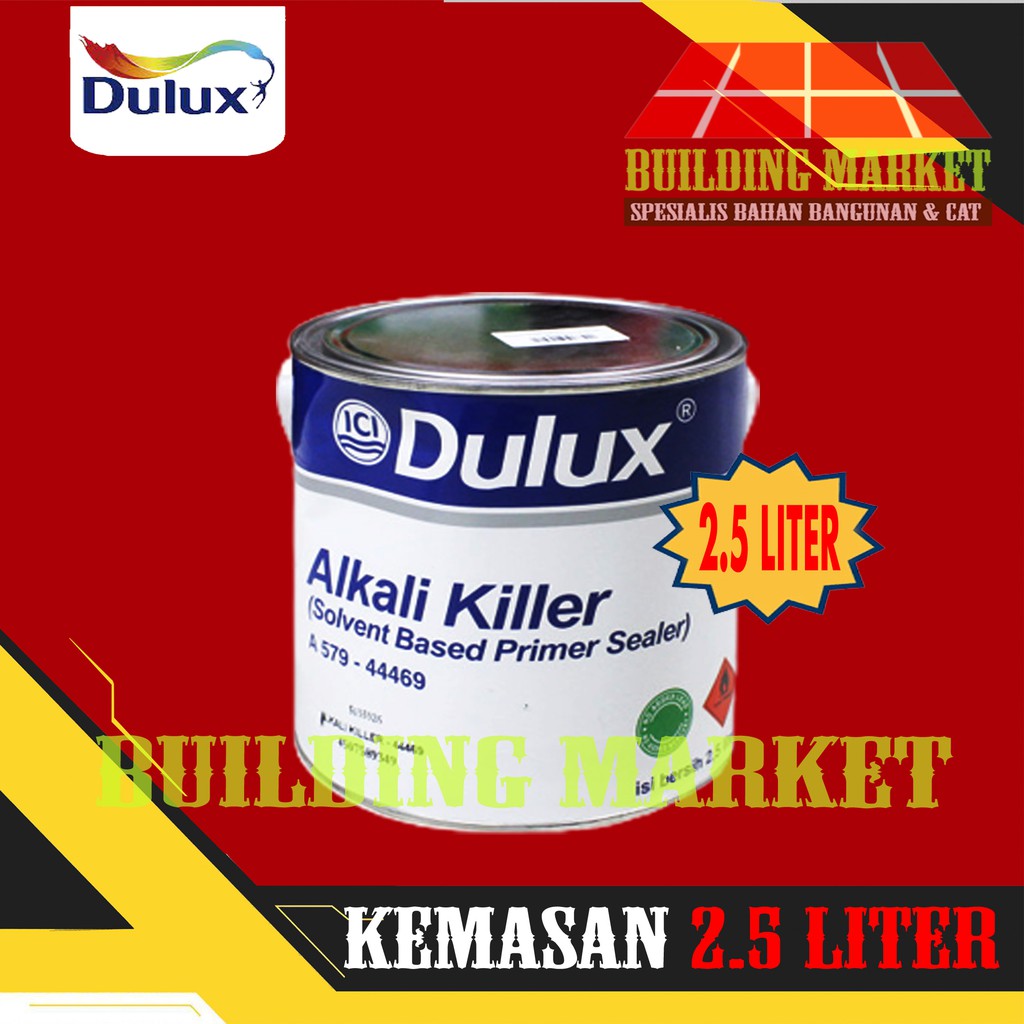 Jual Pelapis Anti Bocor Cat Dasar Dulux Alkali Killer Solvent Based Primer Sealer Ltr