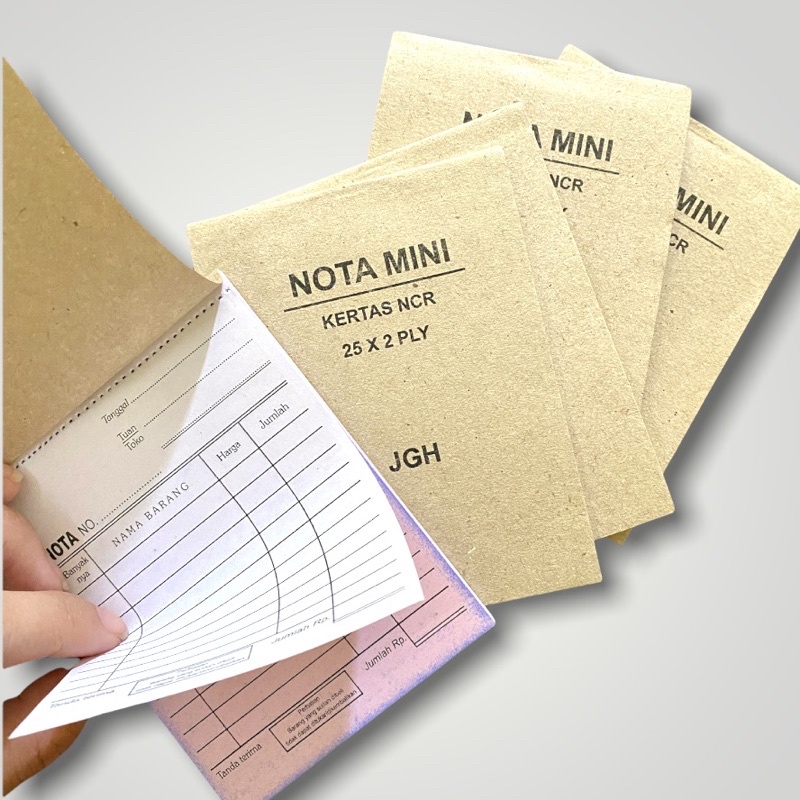 Jual Buku Nota Mini Kontan Kecil 2 Ply Ncr Nota Kontan 2 Rangkap Kecil Shopee Indonesia 3298