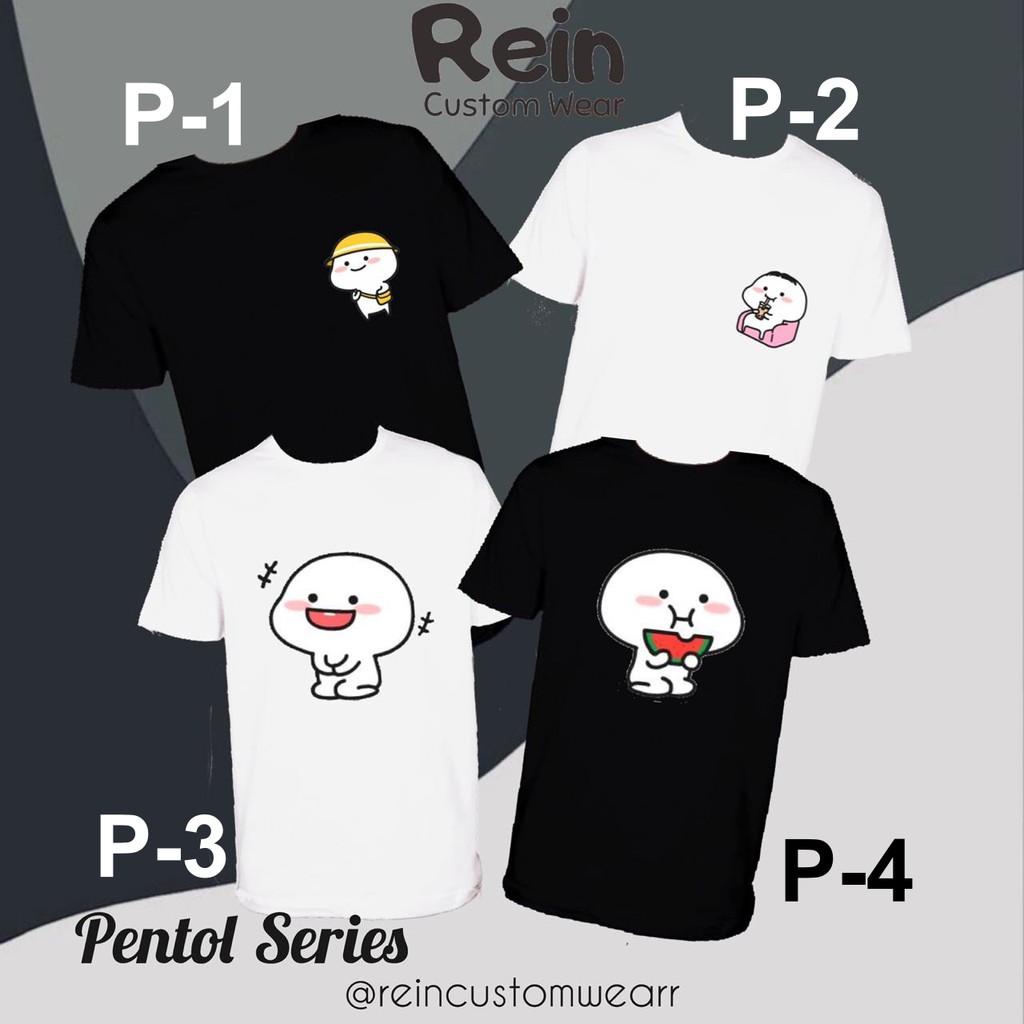 Jual Rein Wear Ready Kaos Pentol Baju Pentol Kaos Wanita Kaos