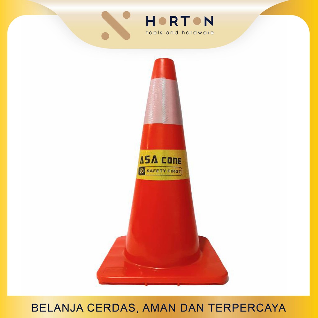 Jual Safety Traffic Cone Elastis / Kerucut Lalu Lintas Cone Asa 70 CM ...