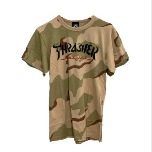 Thrasher camo best sale t shirt