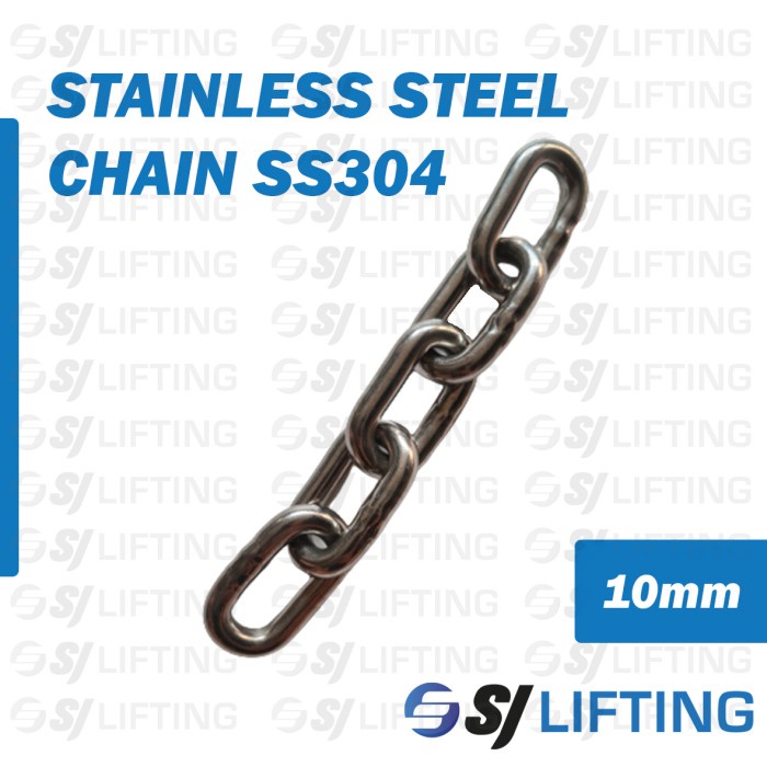 Jual Rantai SS304 Stainless Steel 10mm | Shopee Indonesia