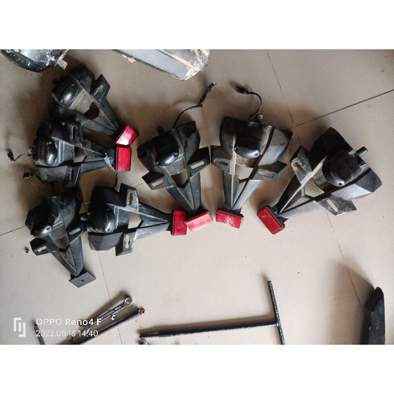 Jual spakbor belakang ninja rr new original fullset lampu dan mata ...