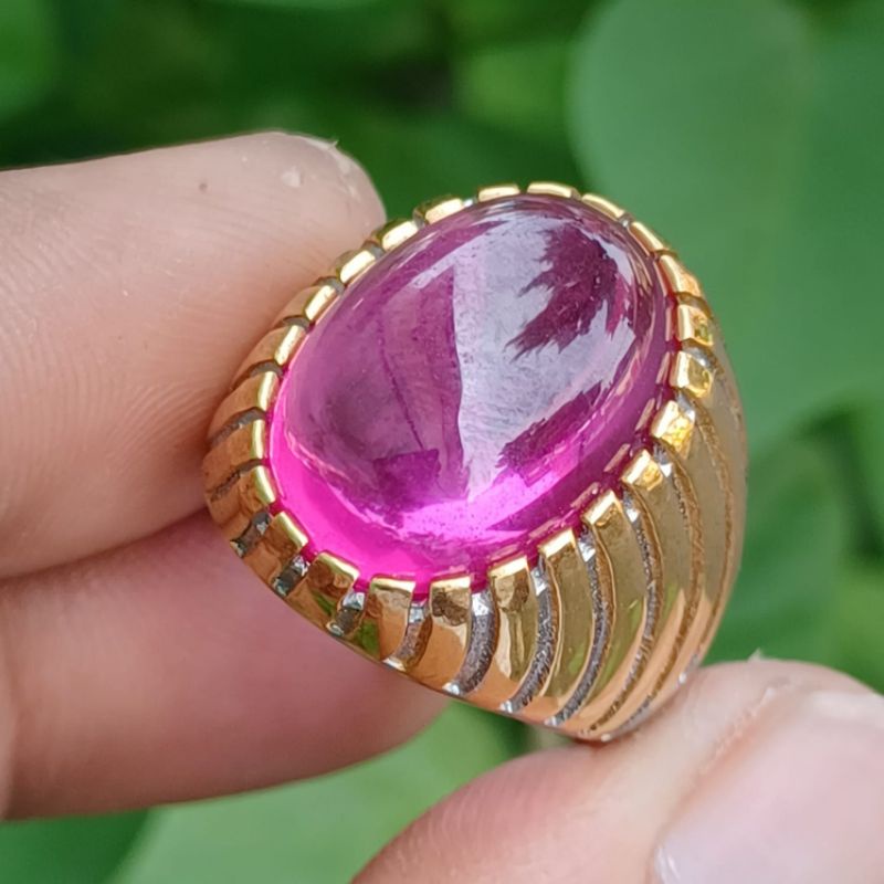 Jual Cincin Batu Merah Siam Rose Asli Bangkok Shopee Indonesia