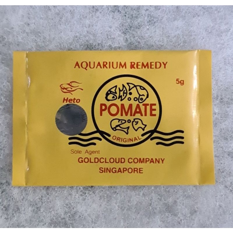 Jual pomate original obat ikan hias aquarium remedy goldcloud singapore