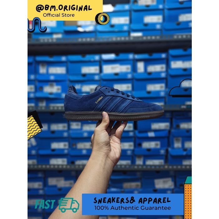 Adidas originals samba fb blue deals