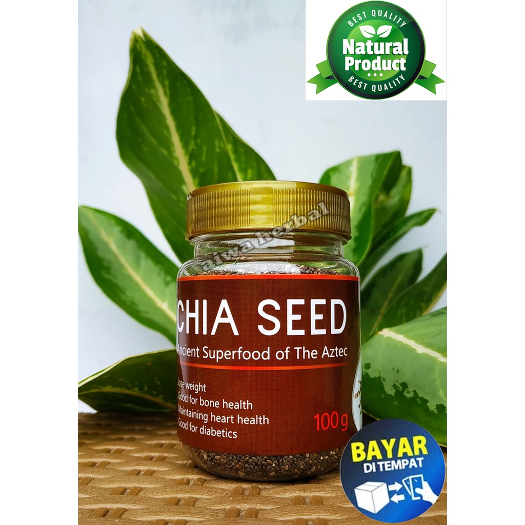 Jual Chia Seeds Original 100gr Organic Ancient Superfood of The Aztec ...