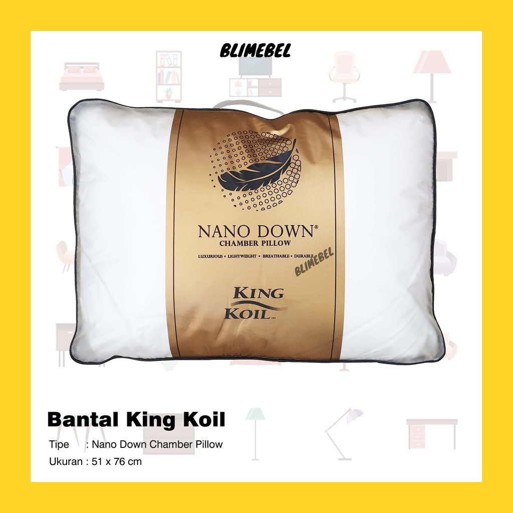 Jual King Koil Nano Down / Bantal Kingkoil Bulu Angsa Nanodown / Goose