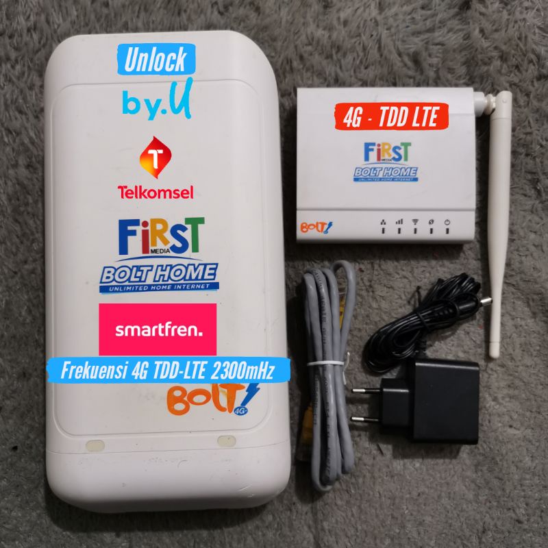 Jual Modem WiFi BOLT Titan Satu Set Unlock Telkomsel Byu Smartfren 4G
