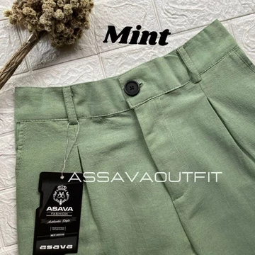 Kulot Linen Highwaist Celana Linen Wanita Kulot Linen Yuka Slim Cullote