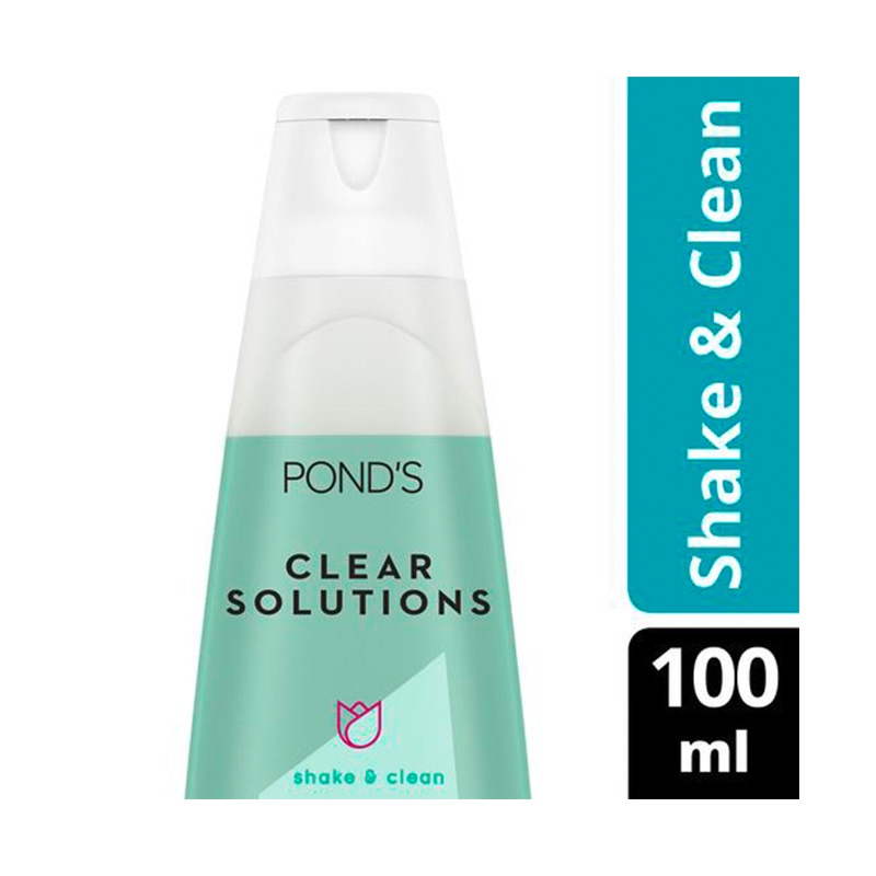 Jual Ponds Clear Solution Shake & Clean 100 ml | Shopee Indonesia
