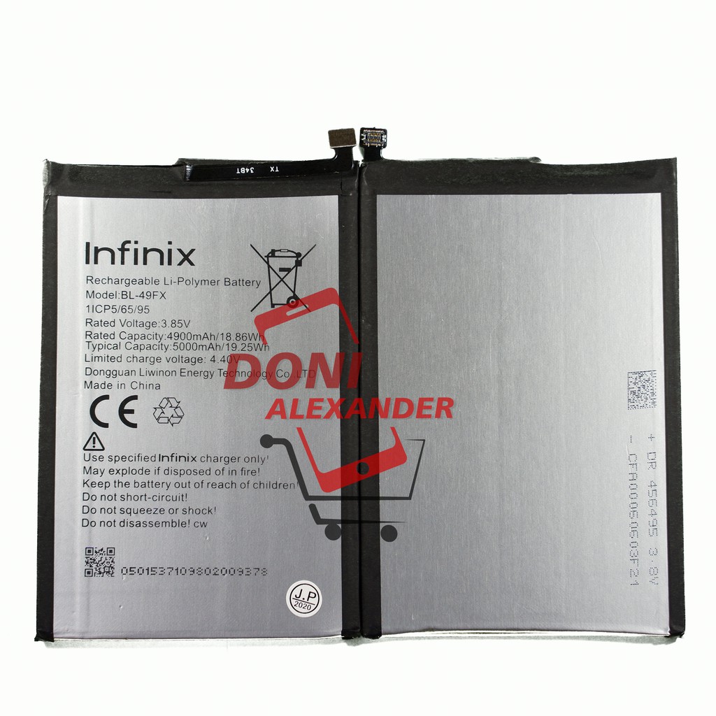 Jual Baterai Battery Batre Infinix Hot 8 X650 Hot 9 X655 Smart 5 X657 Smart 6 X6511 Note 7 Lite 4776