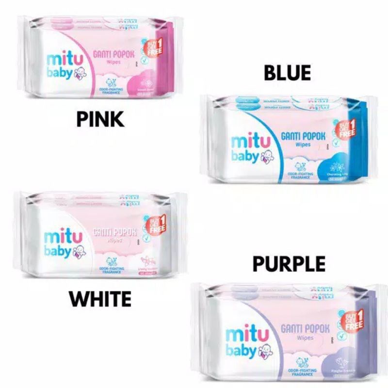 Jual Mitu Baby Wipes - Tisu Basah Bayi - Tissue Basah Bayi Mitu NRA ...
