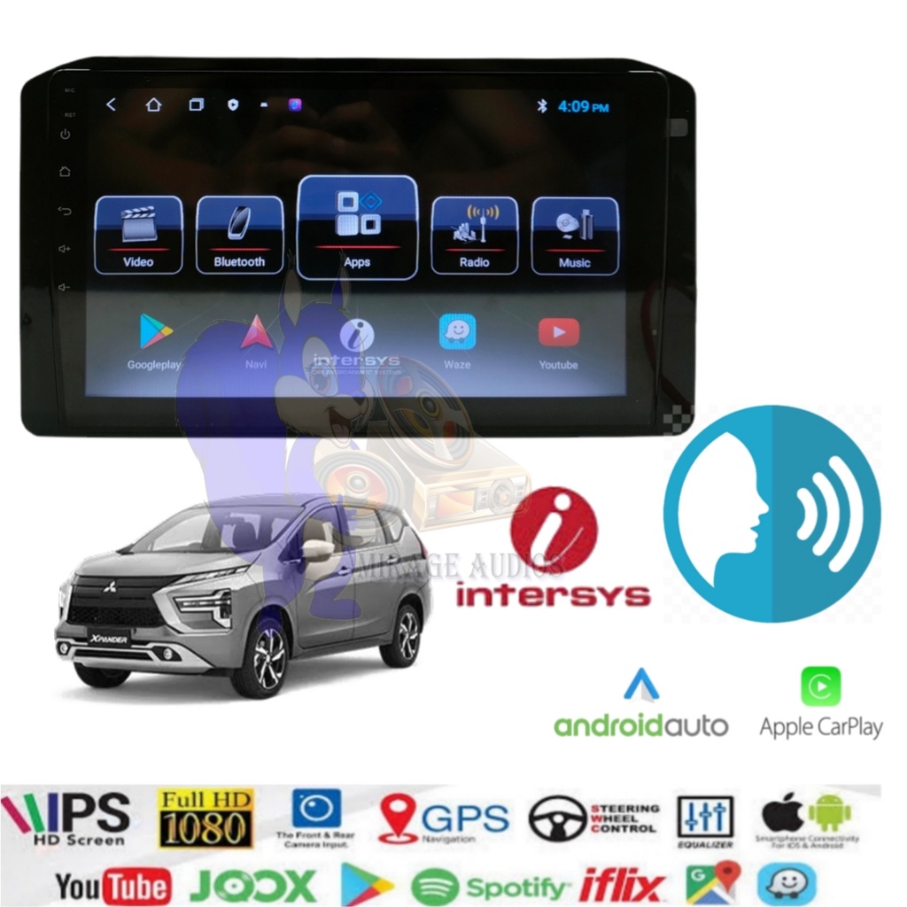 Jual Head Unit Android Intersys Vc Cp Mitsubishi Xpander Up