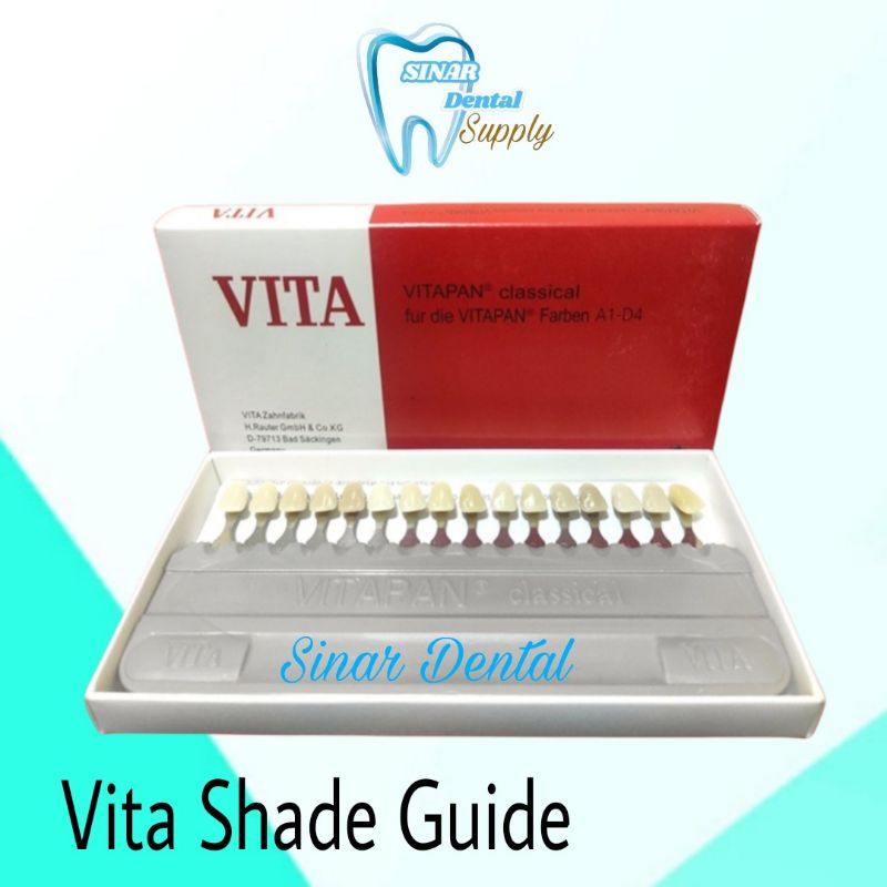 Jual VITAPAN CLASSICA DENTAL SHADE GUIDE TEETH COLOUR VITA PAPAN