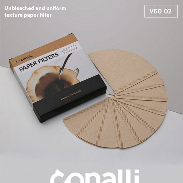 Jual Kertas Filter Kopi V60 Coffee Paper Filter 24 Cup 02 Conalli