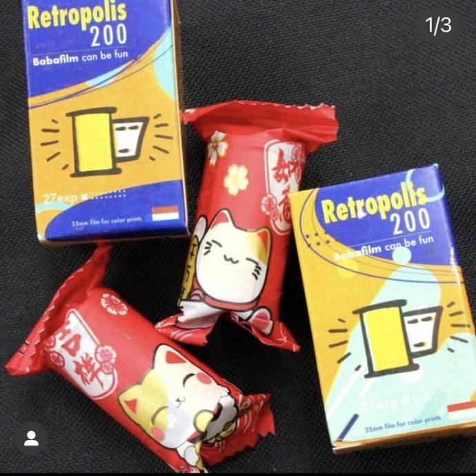 Jual Roll Film Babafilm Retropolis 200 , no remjet , C41 process