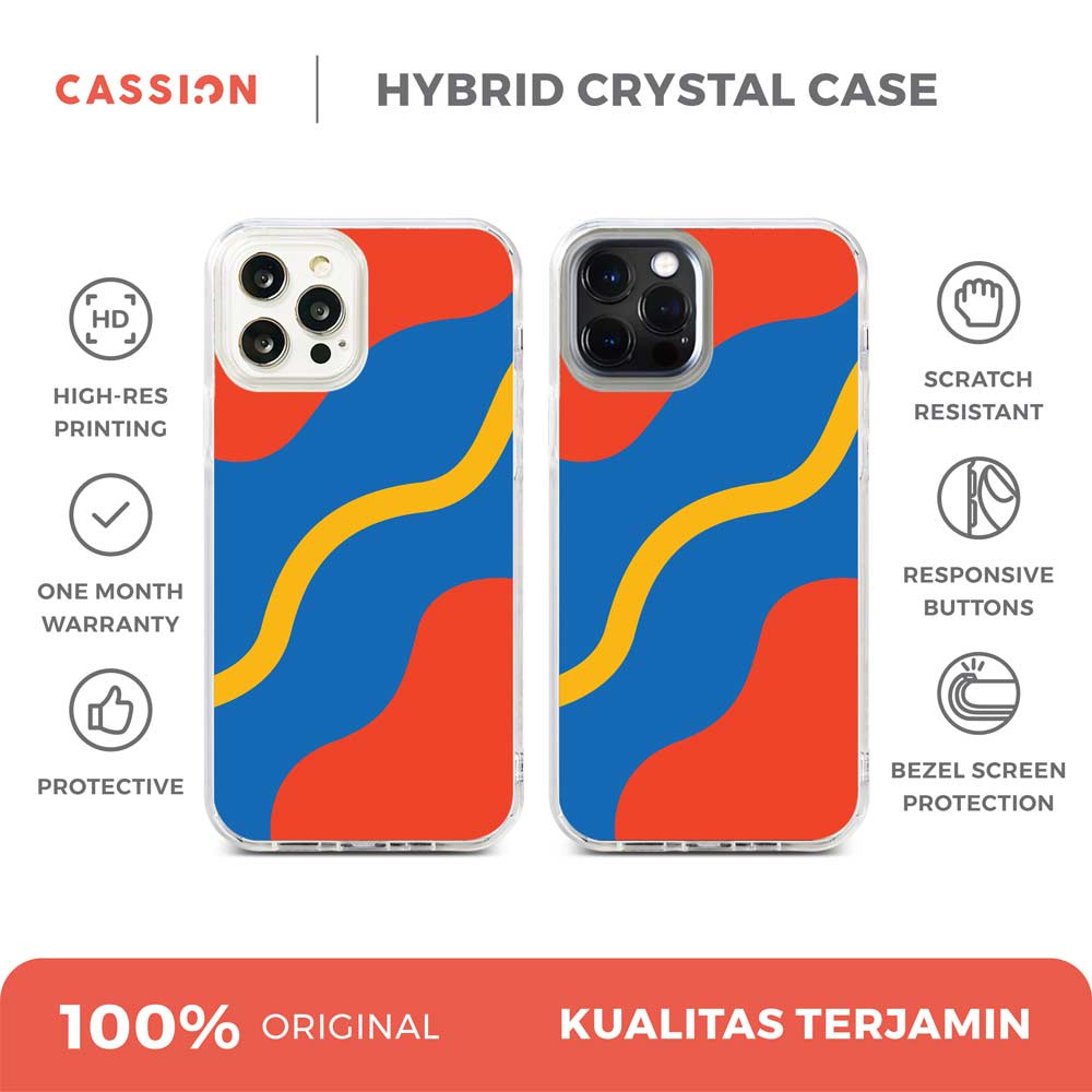 Jual Case iPhone 14 Pro Max iPhone 14 Plus Hybrid Crystal CASSION Let