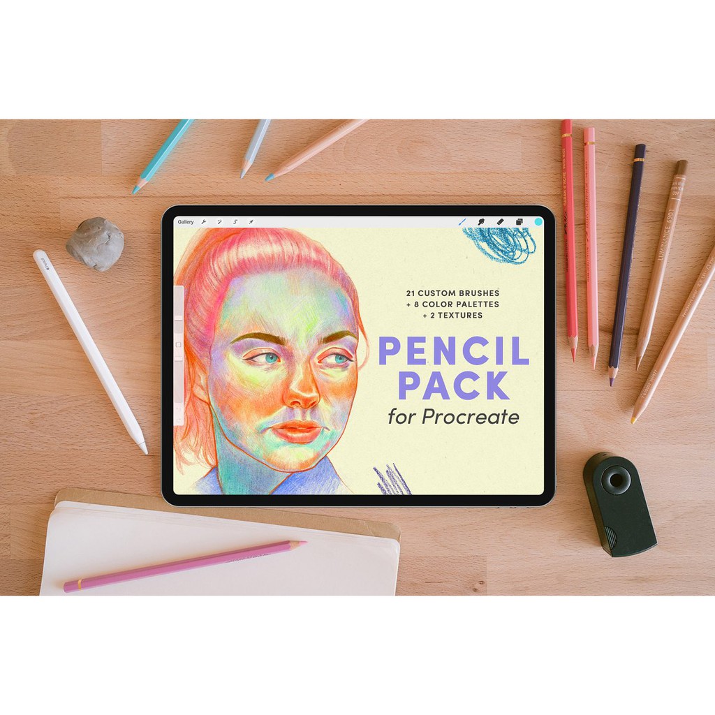Jual Procreate Brush - Pencil Pack for Procreate | Shopee Indonesia