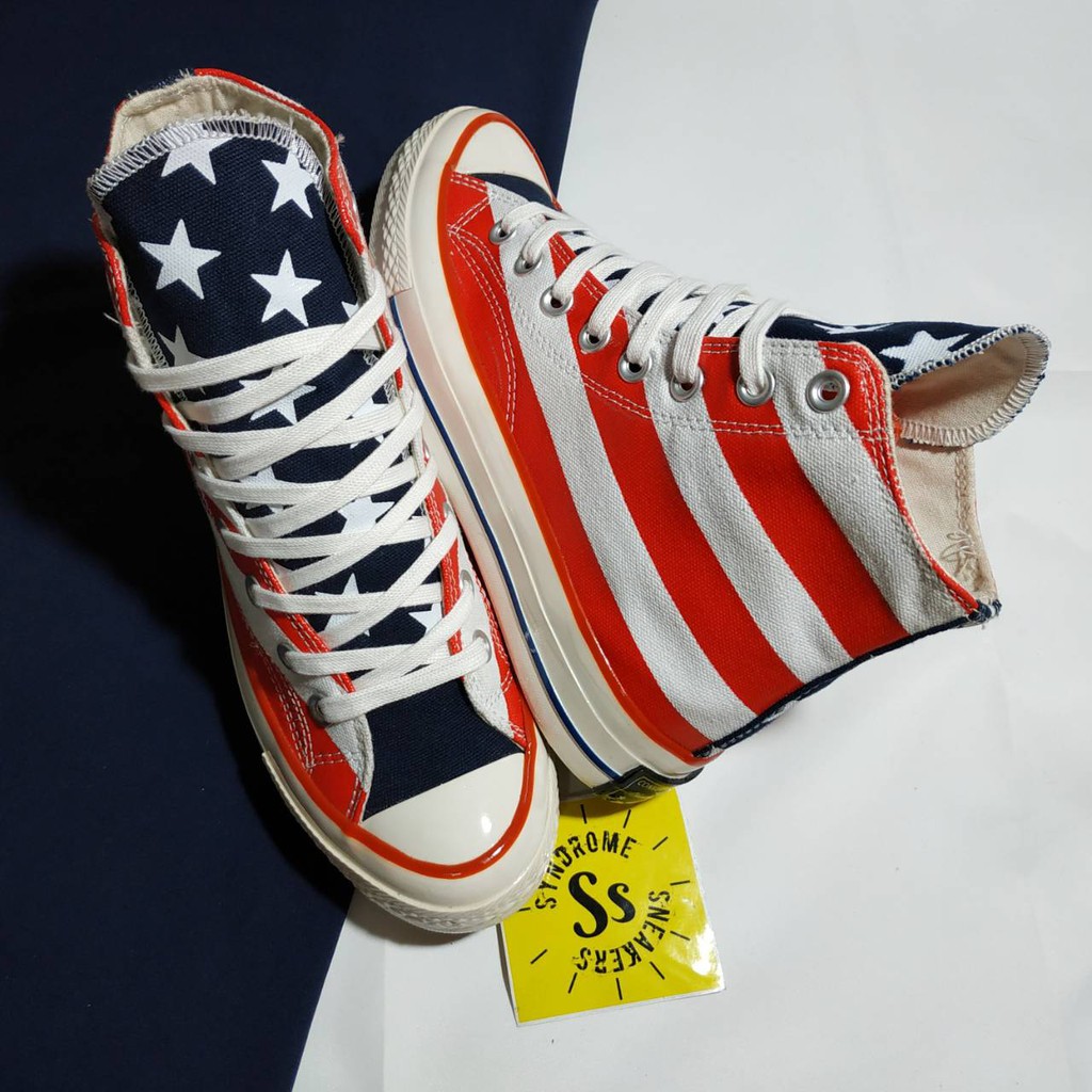 Sepatu converse shop american flag