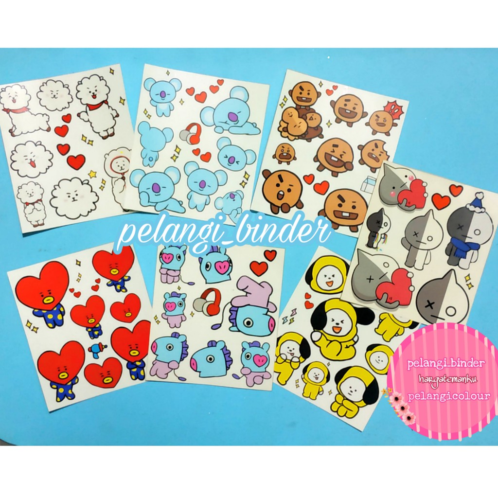 Jual Sticker Stiker karakter kpop | Shopee Indonesia