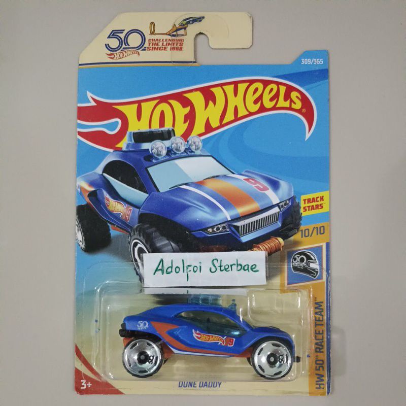 hotwheels hot wheels dune daddy Factory sealed hw 50 race team track stars  special wheels hw dirt goodyear 826